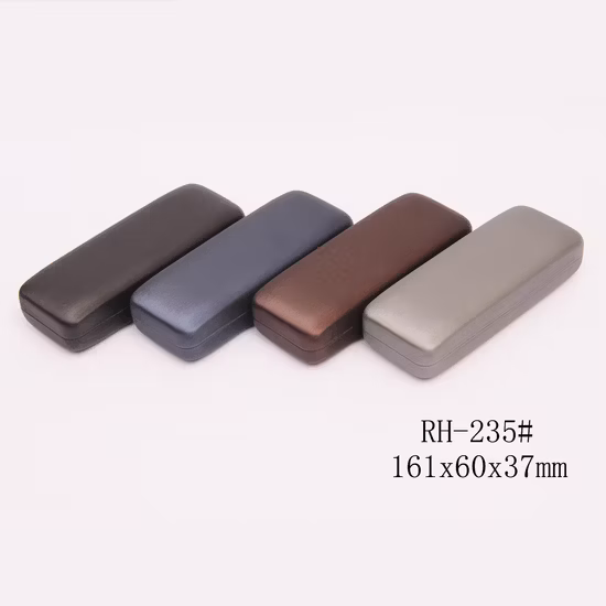 PU Leather Hard Portable Colorful Eyewear Optical Wholesale Glasses Case
