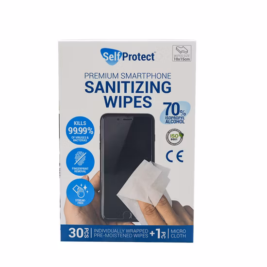 Single Sachet Single Pieces Moisturizing Anti Fog Wet Wipes Tissue