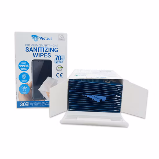 Single Sachet Single Pieces Moisturizing Anti Fog Wet Wipes Tissue