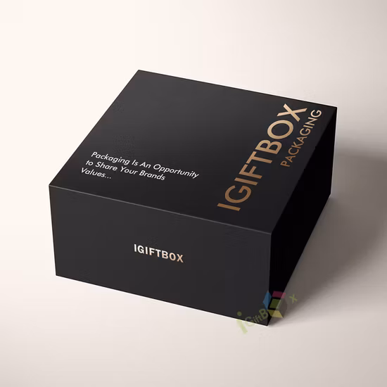 Scatola magnetica in carta da imballaggio regalo pieghevole di lusso personalizzata