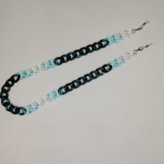 Catena in corda francese alla moda in acciaio inossidabile per gioielli, occhiali regalo, design artigianale