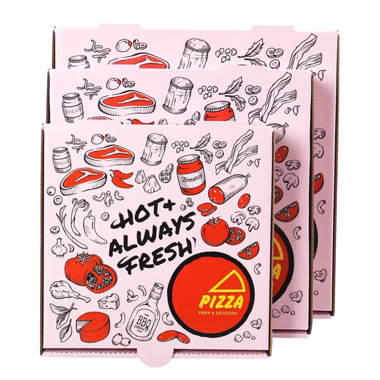 Stampa personalizzata ondulata Spedizione Commercio Cartone Mailer Regalo Caramella di nozze Plastica Kraft Pizza Cibo Scarpa Pieghevole Frutta Collana Imballaggio di cartone Scatola di carta